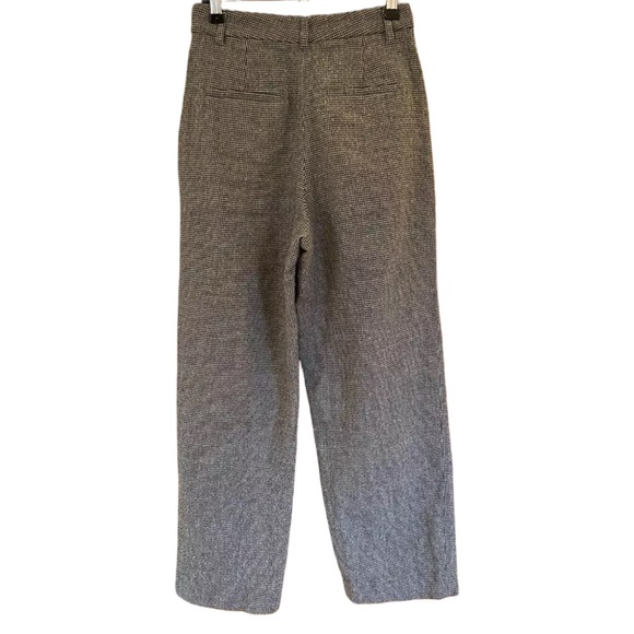 TOAST Plaid Wool Pleat Front Houndstooth Trousers UK Size 16 US Size 12 XL - Picture 3 of 14